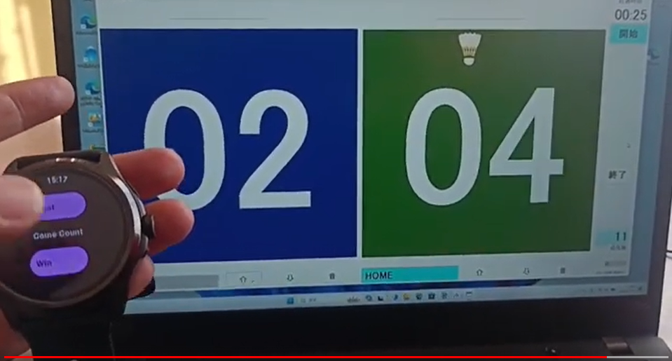 バドミントン　スコアボード